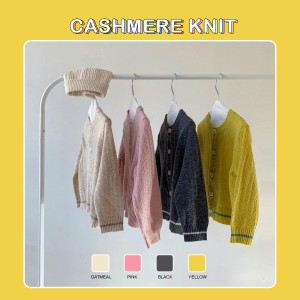 Áo len trẻ em Cashmere Knit AD02 (캐시SS 니트가디건)